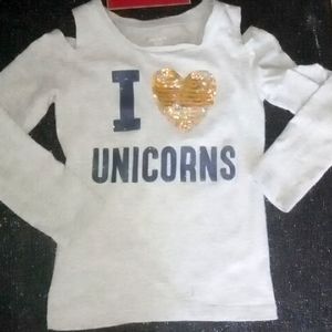 Unicorn peekaboo top